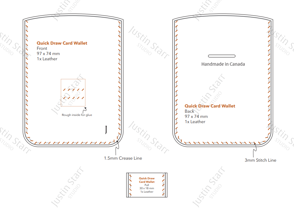 Quick Draw Wallet by Justin Starr - Starter Kit